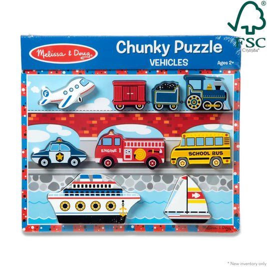 MD Vehicles Chunky Puzzle (New)