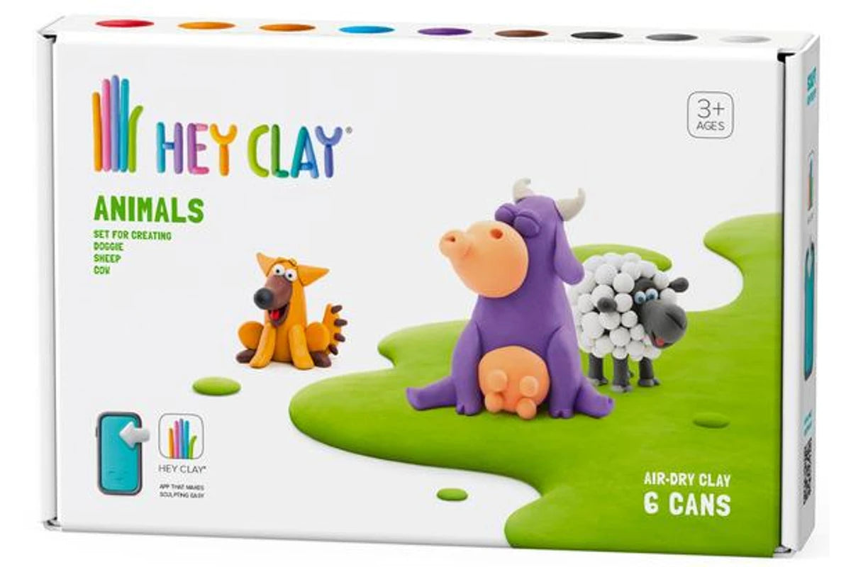 Hey Clay Animals Cow, Doggie and Sheep (8263152074951)