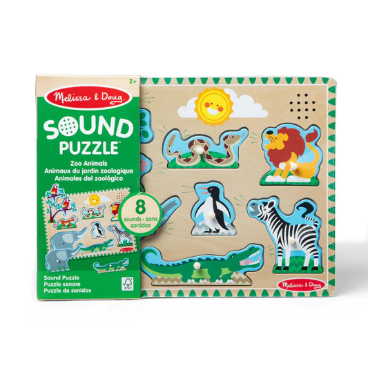 MD Zoo Animals Sound Puzzle (New)