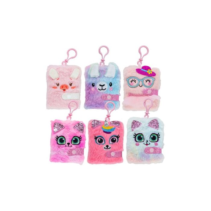 Fluffy Notebook Keyrings