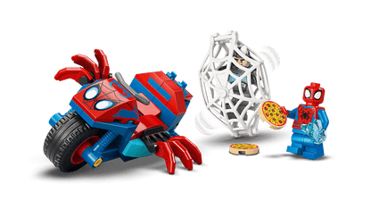 Lego SH Spidey on Motorcycle vs Rhino 11206