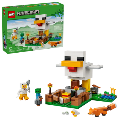 Lego Minecraft Chicken Farm 21585
