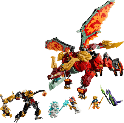 Lego Nin Wyldfyre's Transforming Dragon Mech 71868