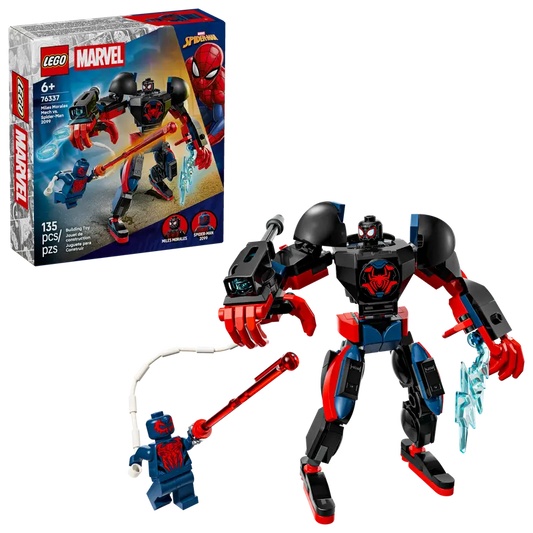 Lego SH Miles Morales Mech vs Spider-Man 76337