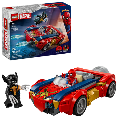 Lego SH Spider-Man Car vs Venomized Wolverine 76336
