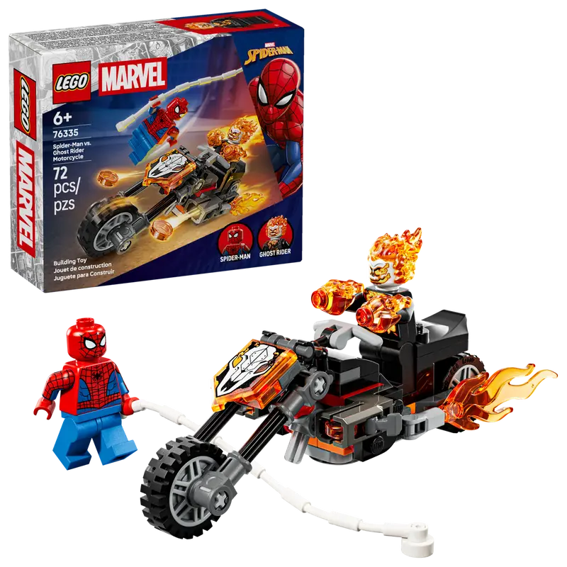 Lego SH Spider-Man vs Ghost Rider 76335