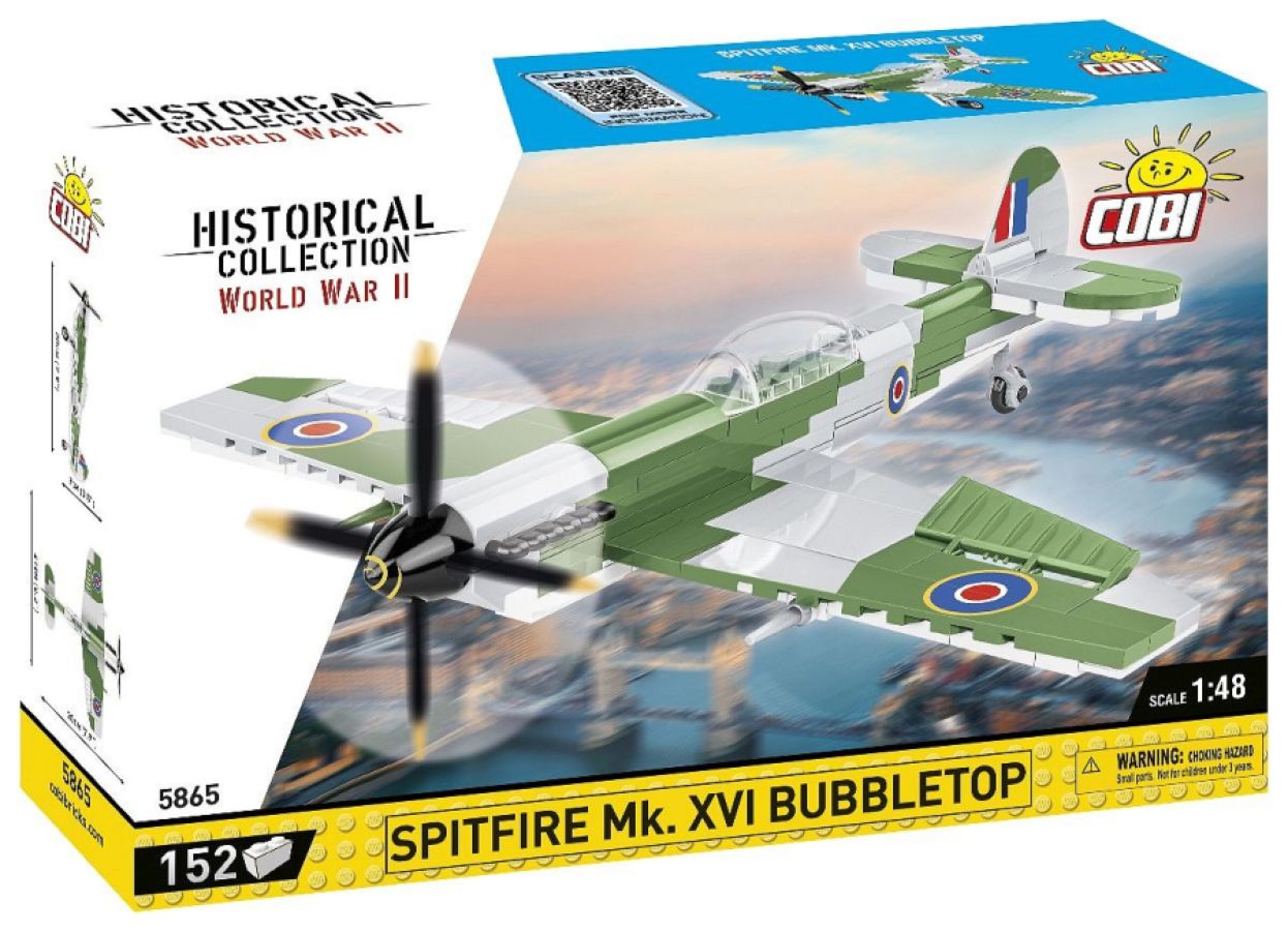 Cobi Spitfire Mk XVI Bubbletop 5865 (8160987578567) (8160980304071)