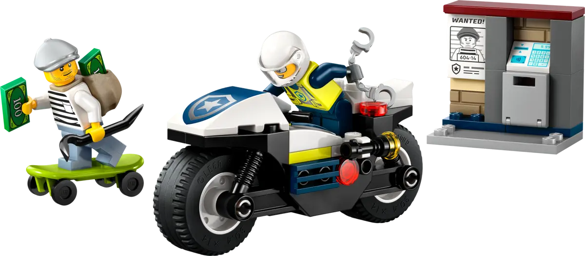 Lego City Police Motorcycle Chase 60455 (8384503840967)