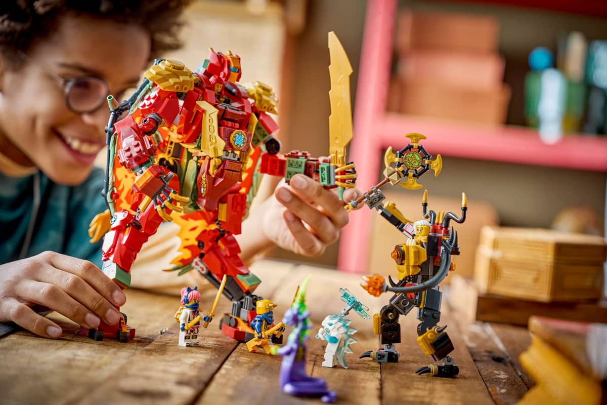 Lego Nin Wyldfyre's Transforming Dragon Mech 71868