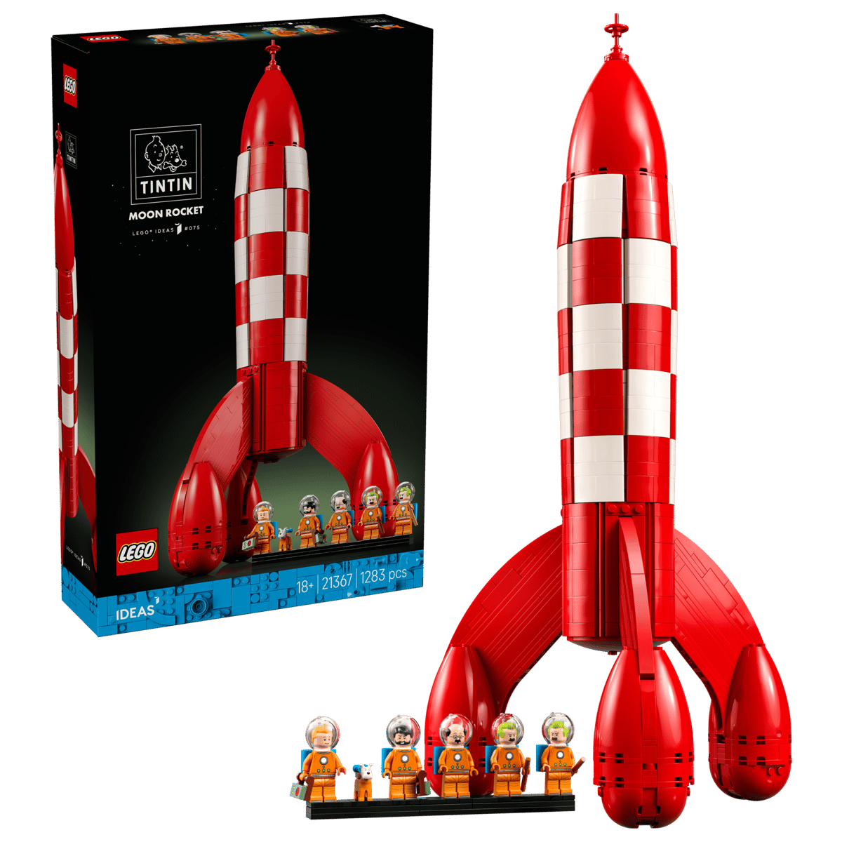 Lego Ideas Tintin Moon Rocket 21367