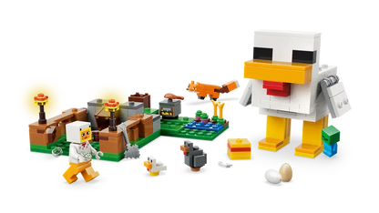 Lego Minecraft Chicken Farm 21585