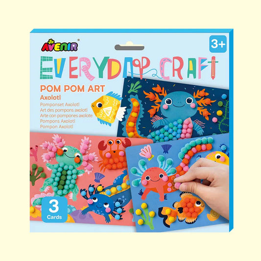 Avenir Everyday Craft Pom Pom Axolotl