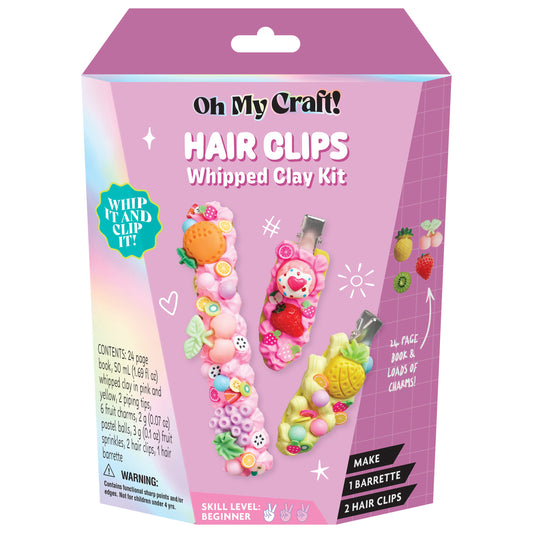 OMC! Hair Clips Whipped Clay Kit