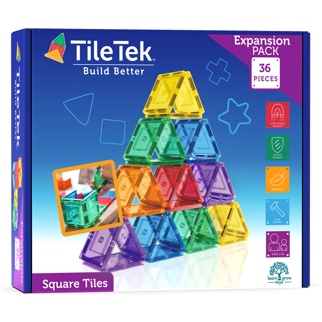 Tile Tek Square Tiles 36pc