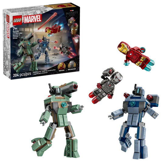 Lego SH Iron Man & War Machine vs Drones 76320 (8432553492679)