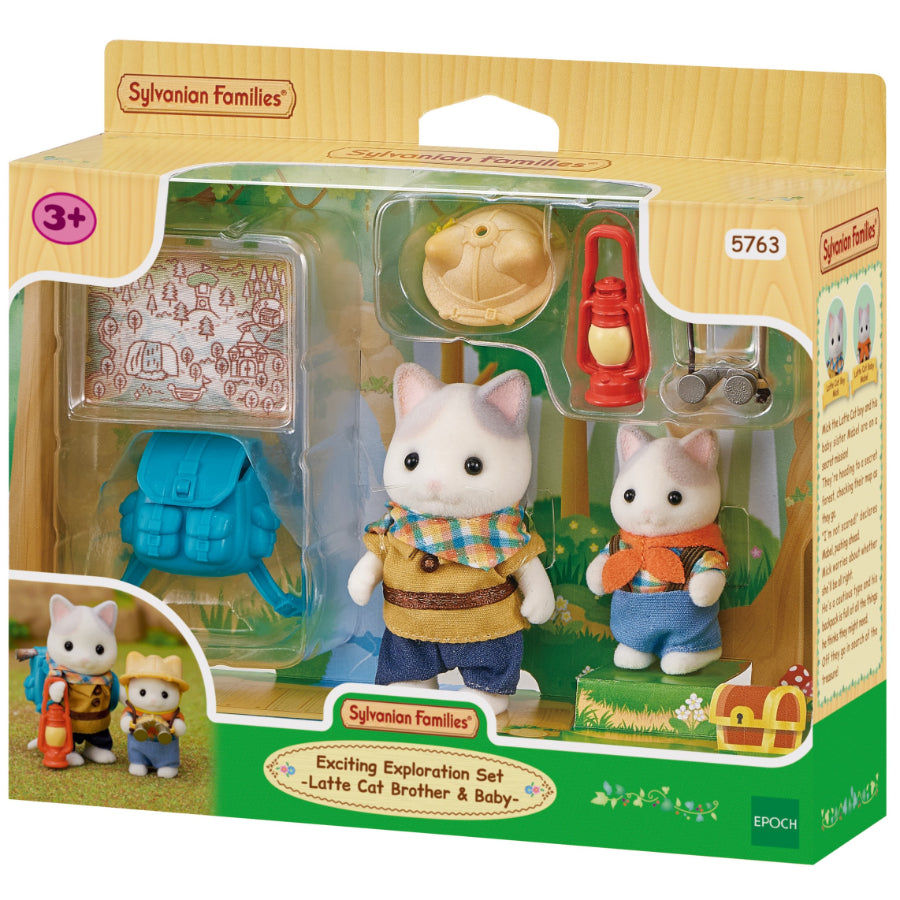 SF Latte Cat Brother & Baby Exploration Set (8163524509895)