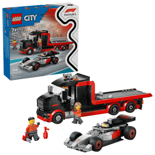 Lego City F1 Display Truck with Audi F1 60493