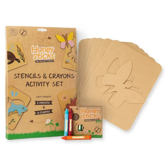 HS Jumbo Stencils and Crayons Activity Set