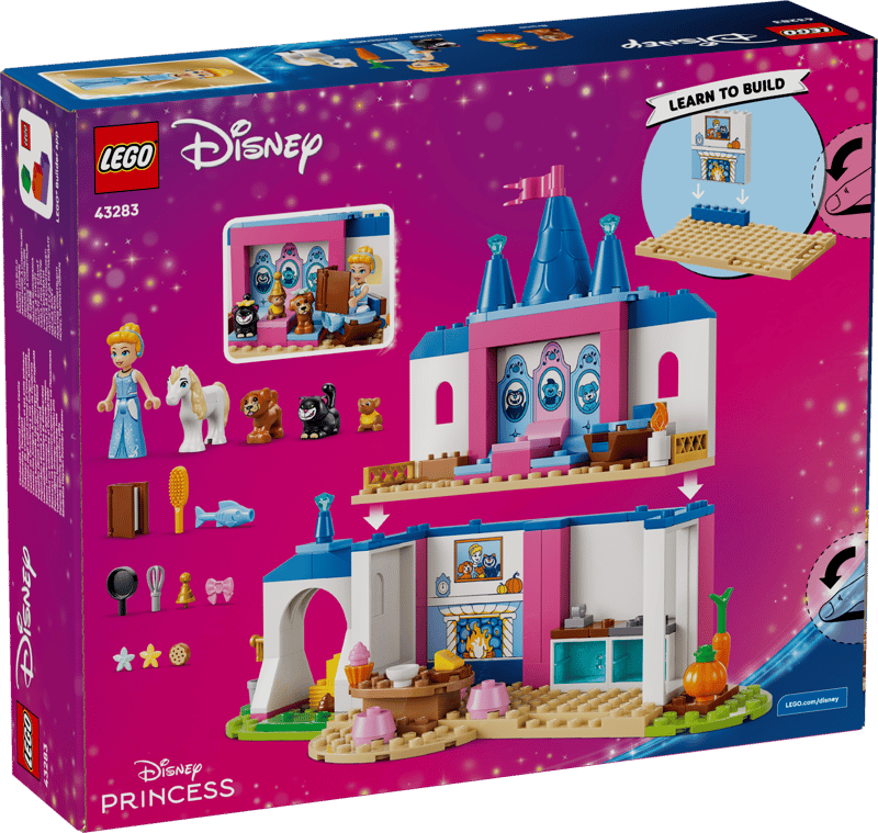 Lego Disney Cinderella Animal Friends Castle 43283