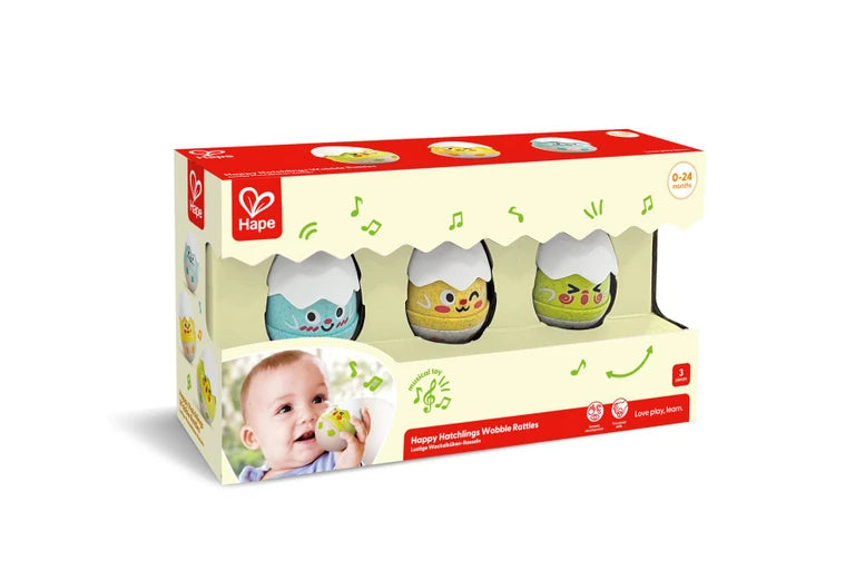 Hape Happy Hatching Wobble Rattles (8216411209927)