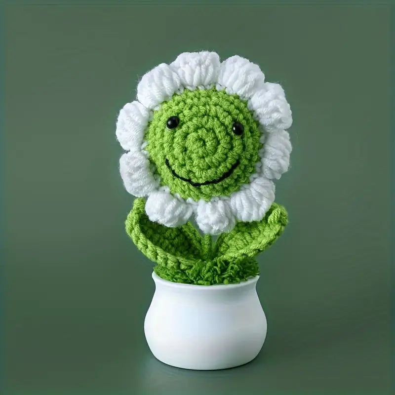Crochet Emotional Support Sunflower Green (8358444630215)