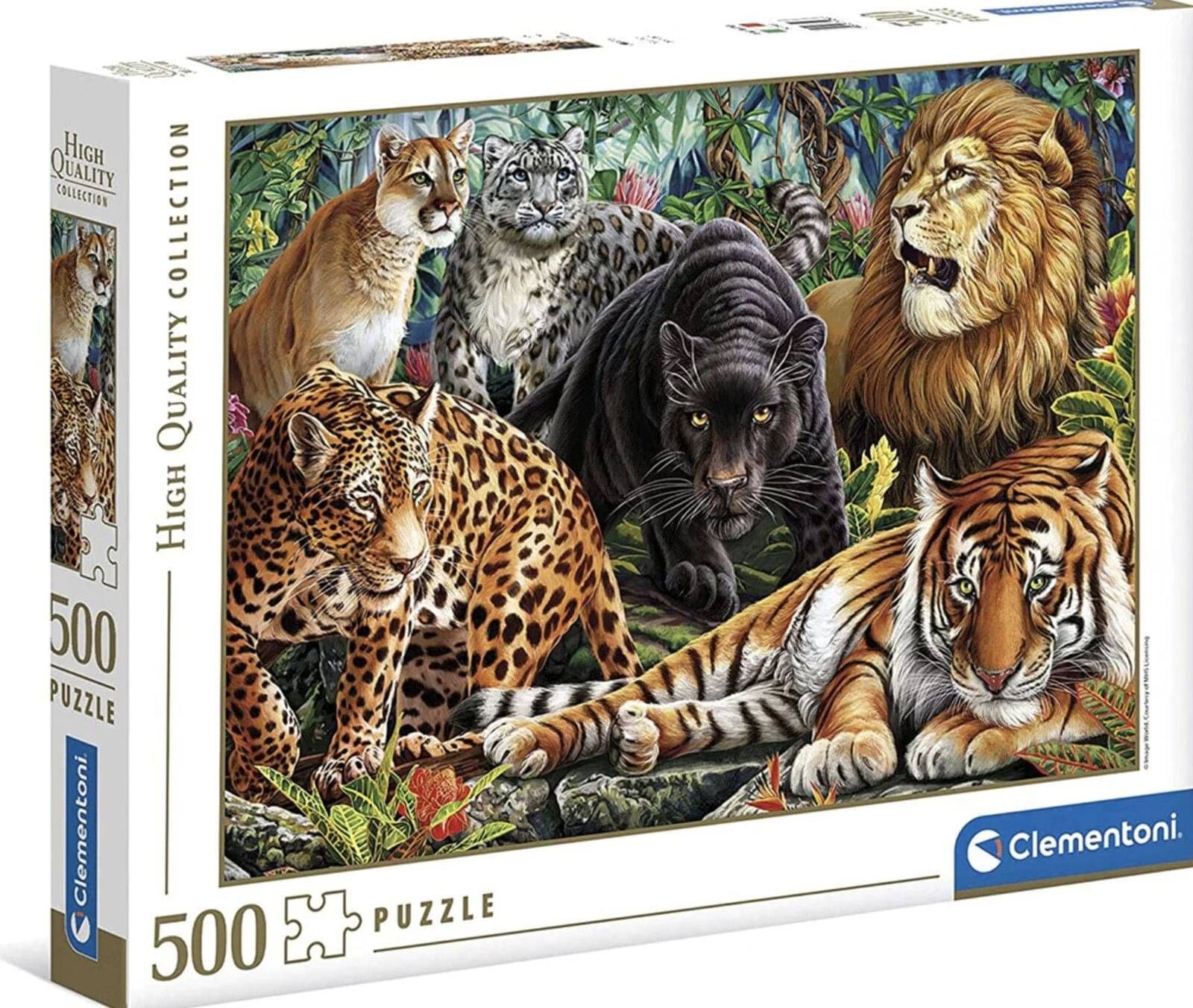 Wild Cats Puzzle 500pcs