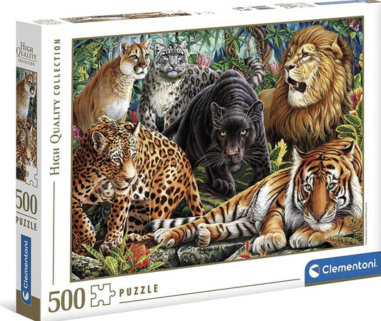 Wild Cats Puzzle 500pcs