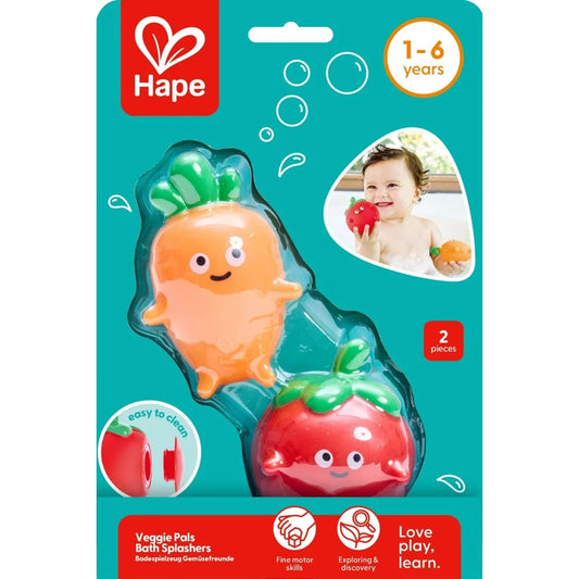 Hape Veggie Pals Bath Splashers