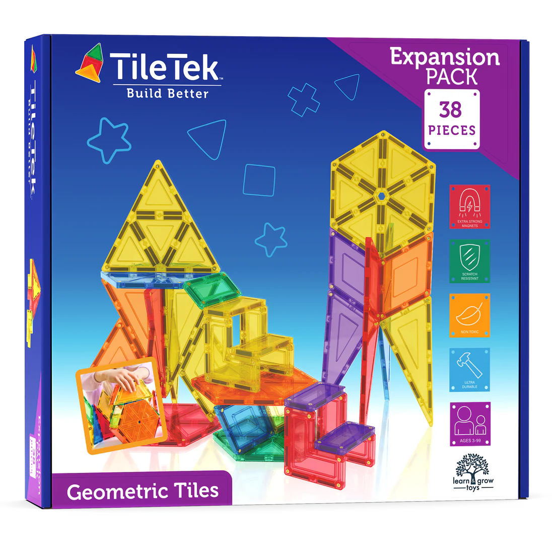 Tile Tek Geometric Tiles 38pc