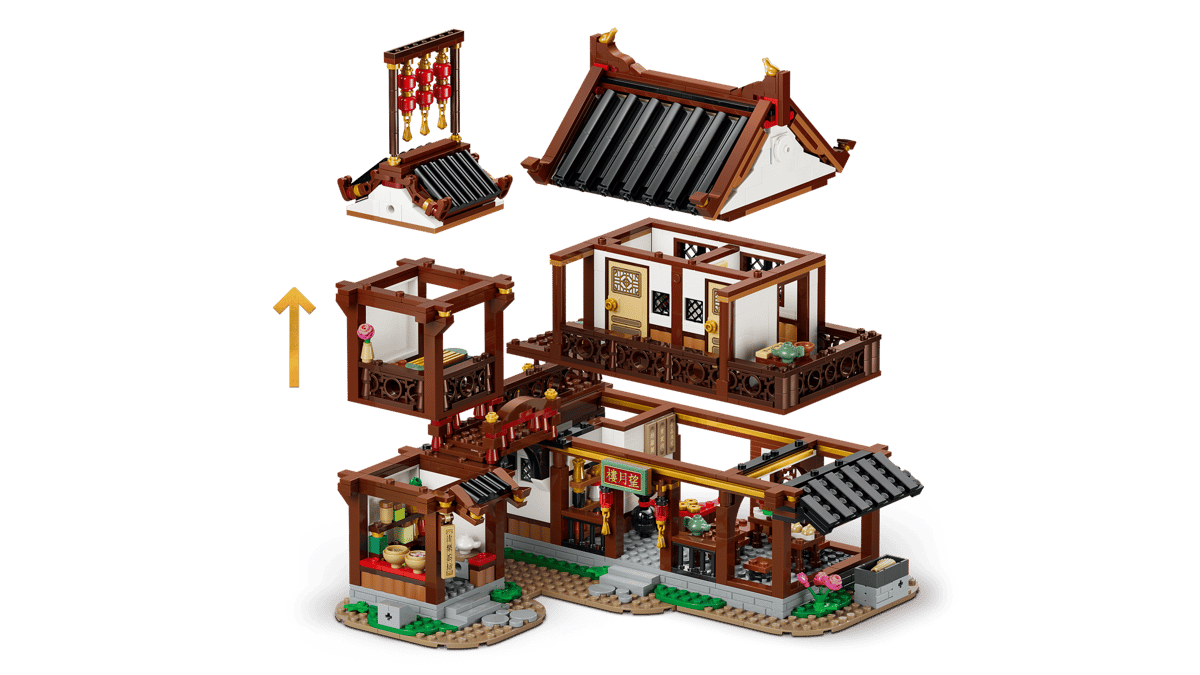 Lego Chinese NY Ancient Moon-Gazing Inn 80121
