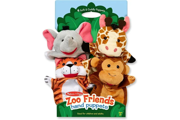 MD Hand Puppets Zoo Friends 4 Pack