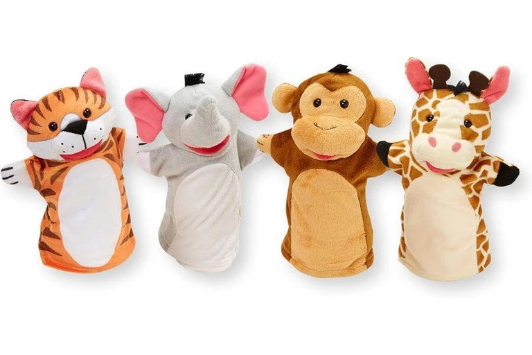 MD Hand Puppets Zoo Friends 4 Pack