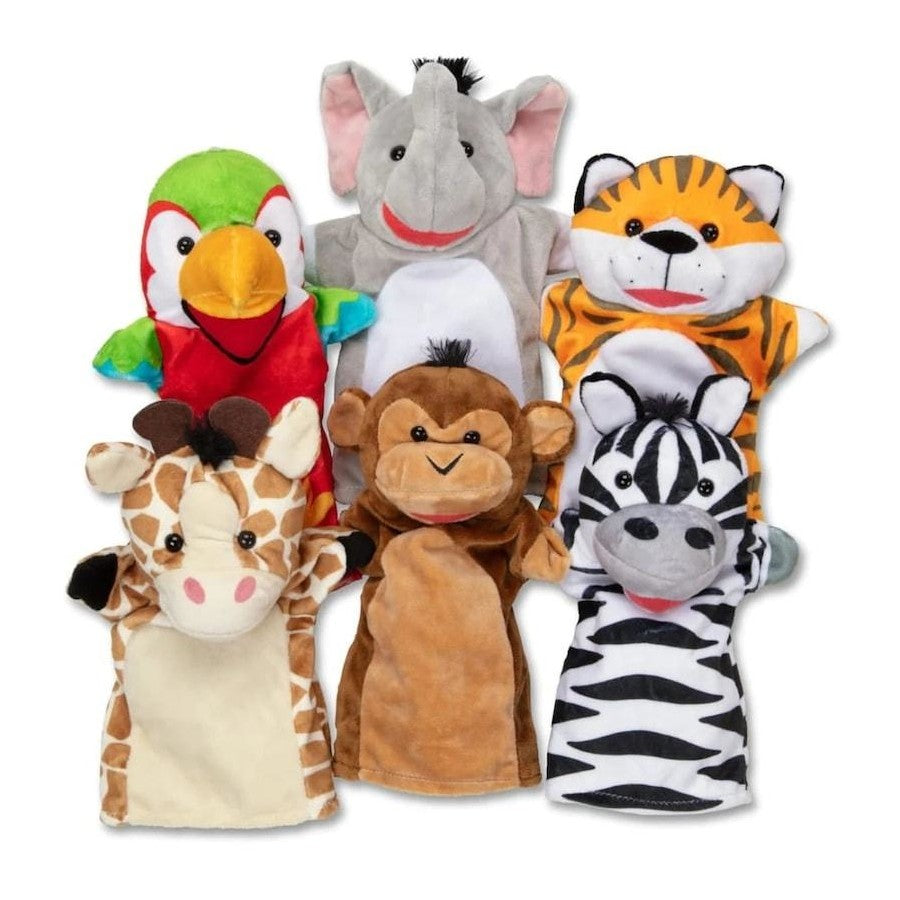 MD Safari Puppet Set 6pc