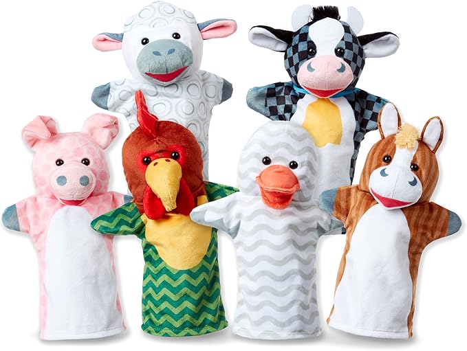 MD Barn Buddies Hand Puppets 6pc