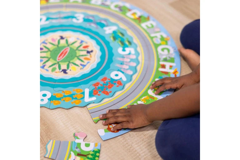 MD Round the Tracks Floor Puzzle