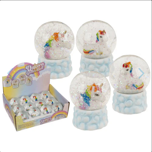 Unicorn Glitter Globe
