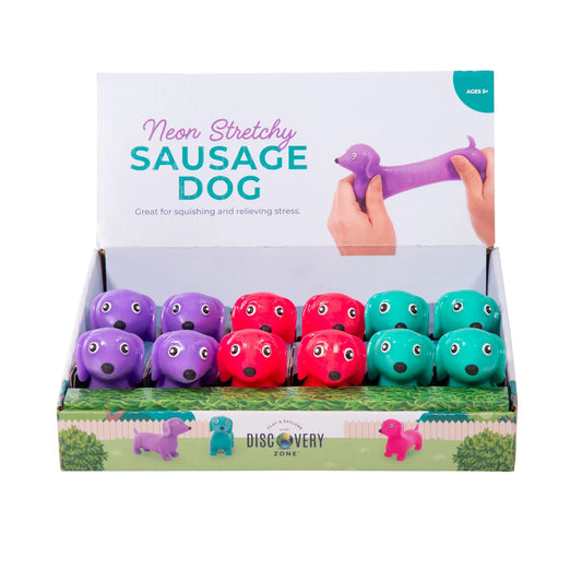 Stretchy Sausage Dog Neon