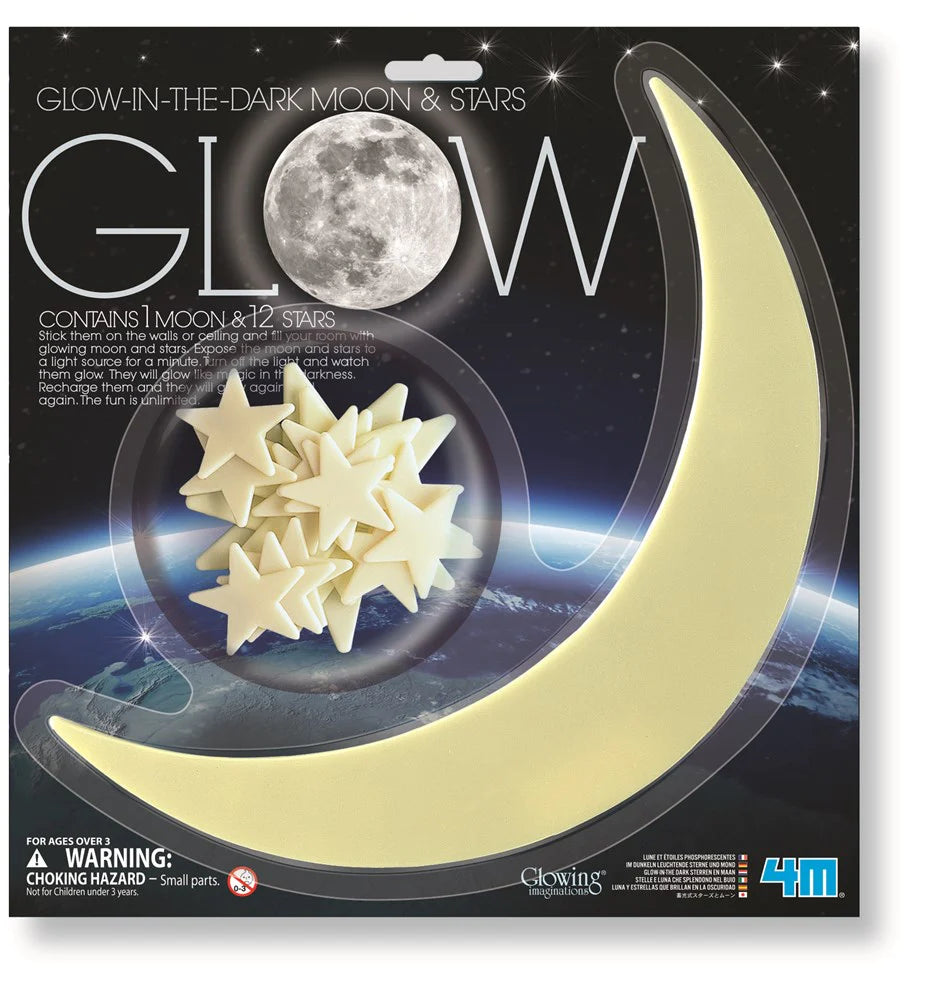4M Glow in Dark Moon & Stars (7728439165127)