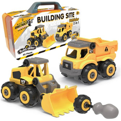 Build-ables Building Site Vehicles 2in1 (8410998112455)