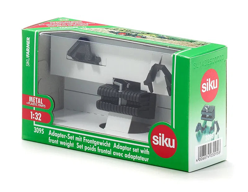 Siku 3095 Adaptor Set with Front Weight 1:32 3095 (8069838962887)