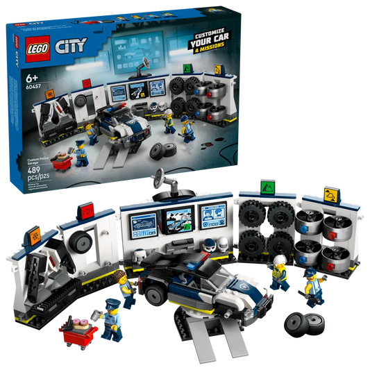 Lego City Custom Police Car Garage 60457 (8384503906503)