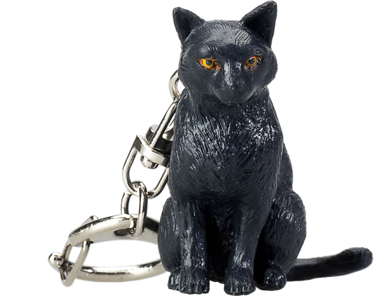 Mojo Black Cat Keychain (8478961074375)