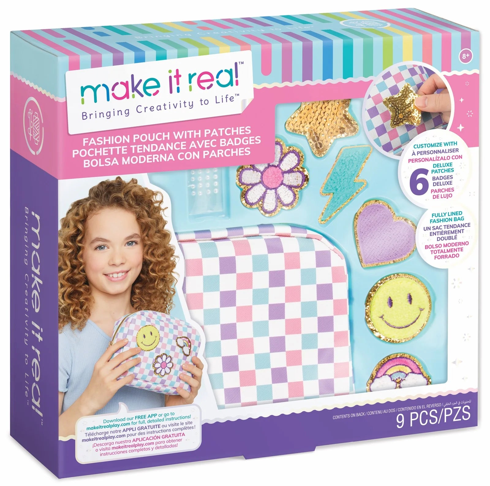 Fashion Pouch with Patches (8316593733831)