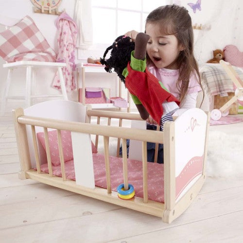 Hape Rock-a-Bye Baby Cradle (8511632539847)