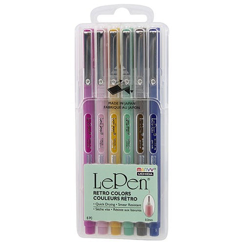 Marvy Le Pen Retro 6pc