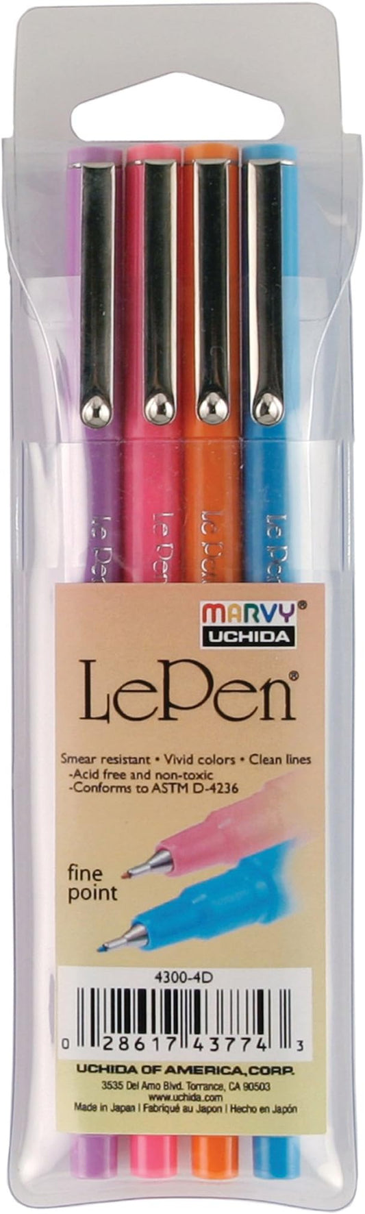 Marvy Le Pen Brilliant 4pc