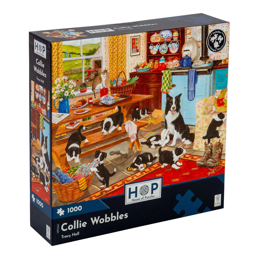 HP Collie Wobbles 1000pc