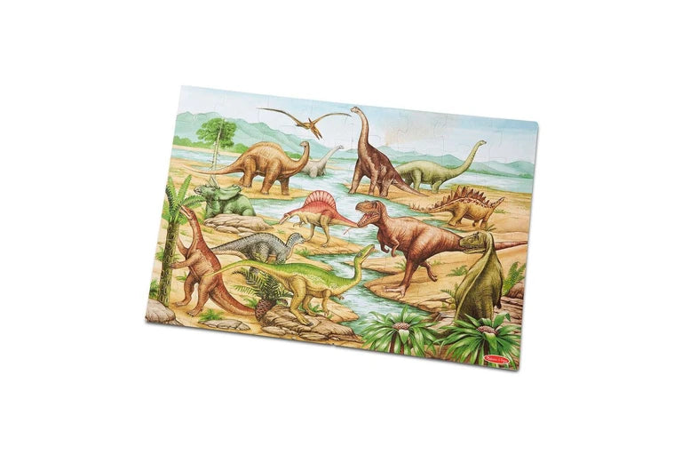 MD Dinosaurs Floor Puzzle 48pc