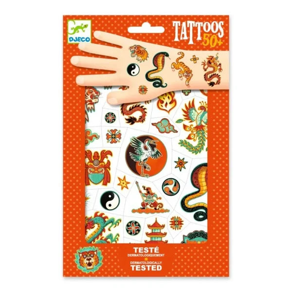 Djeco Martial Spirit Tattoos