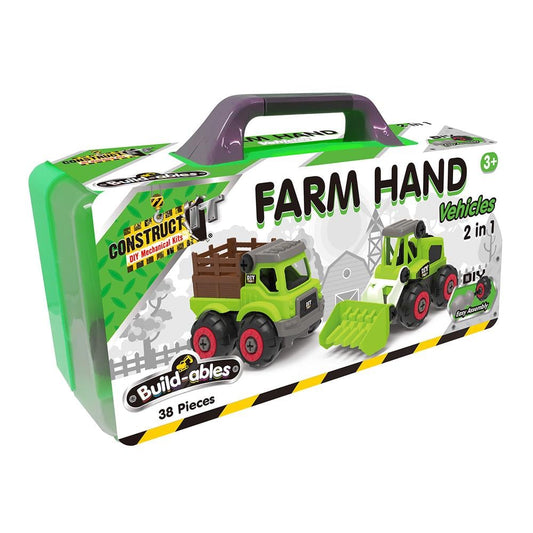 Build-ables Farm Hand Vehicles 2in1 (8410998046919)